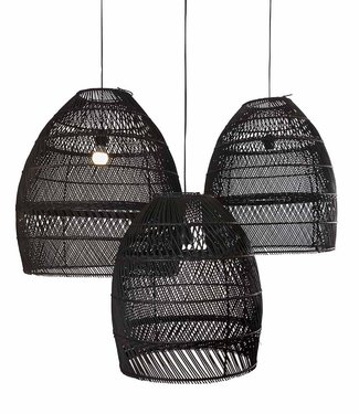 Original Home Lampenkappen Moon - Zwart - Set Van 3