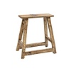 Chinese Kruk - Naturel/Zwart - H55 x B45 x D18 cm