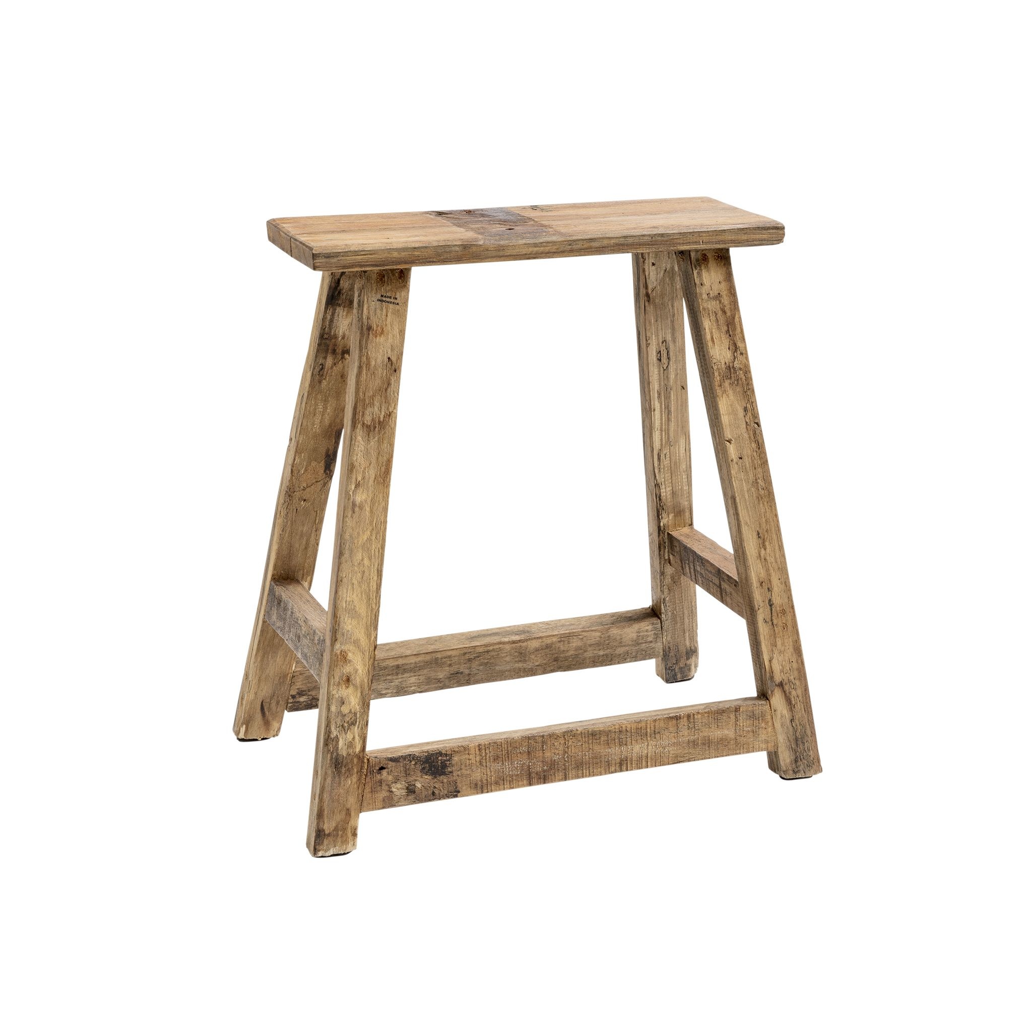 ORIGINAL HOME Chinese Kruk - Naturel/Zwart - H55 x B45 x D18 cm