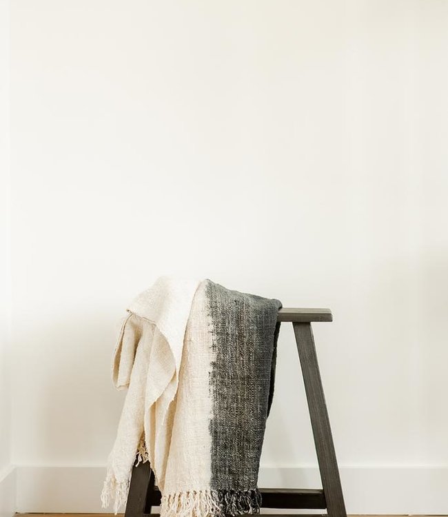 ORIGINAL HOME Chinese Kruk - Naturel/Zwart - H55 x B45 x D18 cm