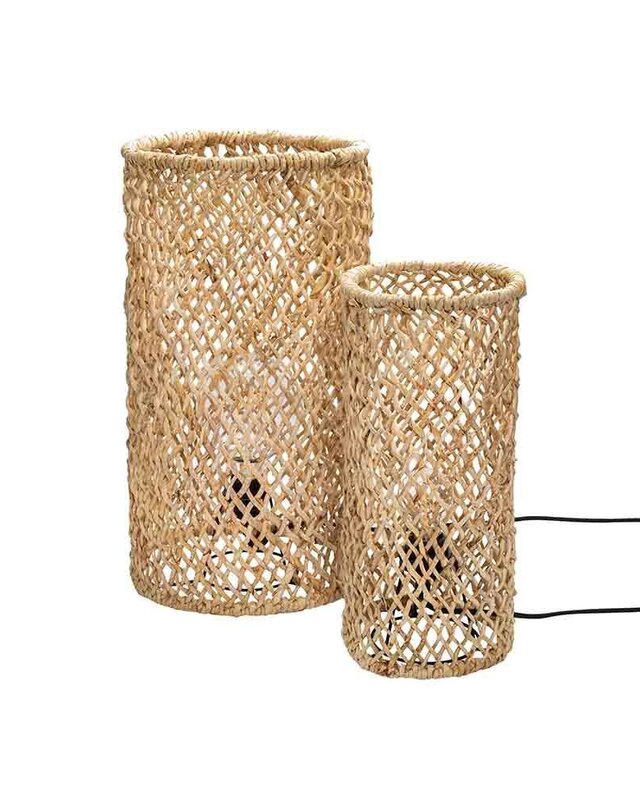 ORIGINAL HOME Lampenkappen Jaring - Naturel - Set Van 2