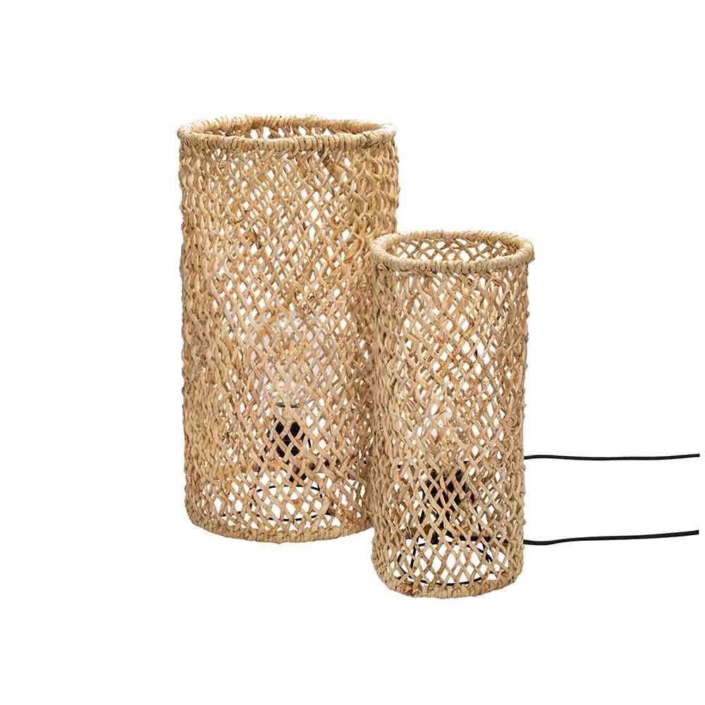 ORIGINAL HOME Lampenkappen Jaring - Naturel - Set Van 2