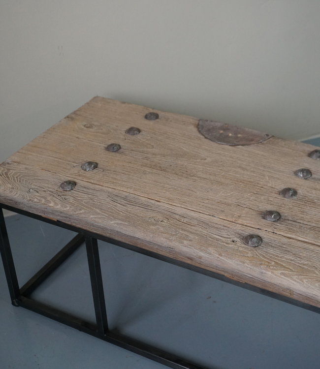 Rene Houtman Salontafel Oud Houten Deur India L173xB49xH40