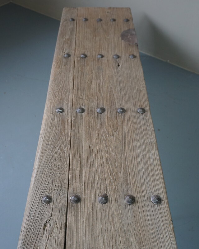 Rene Houtman Salontafel Oud Houten Deur India L173xB49xH40