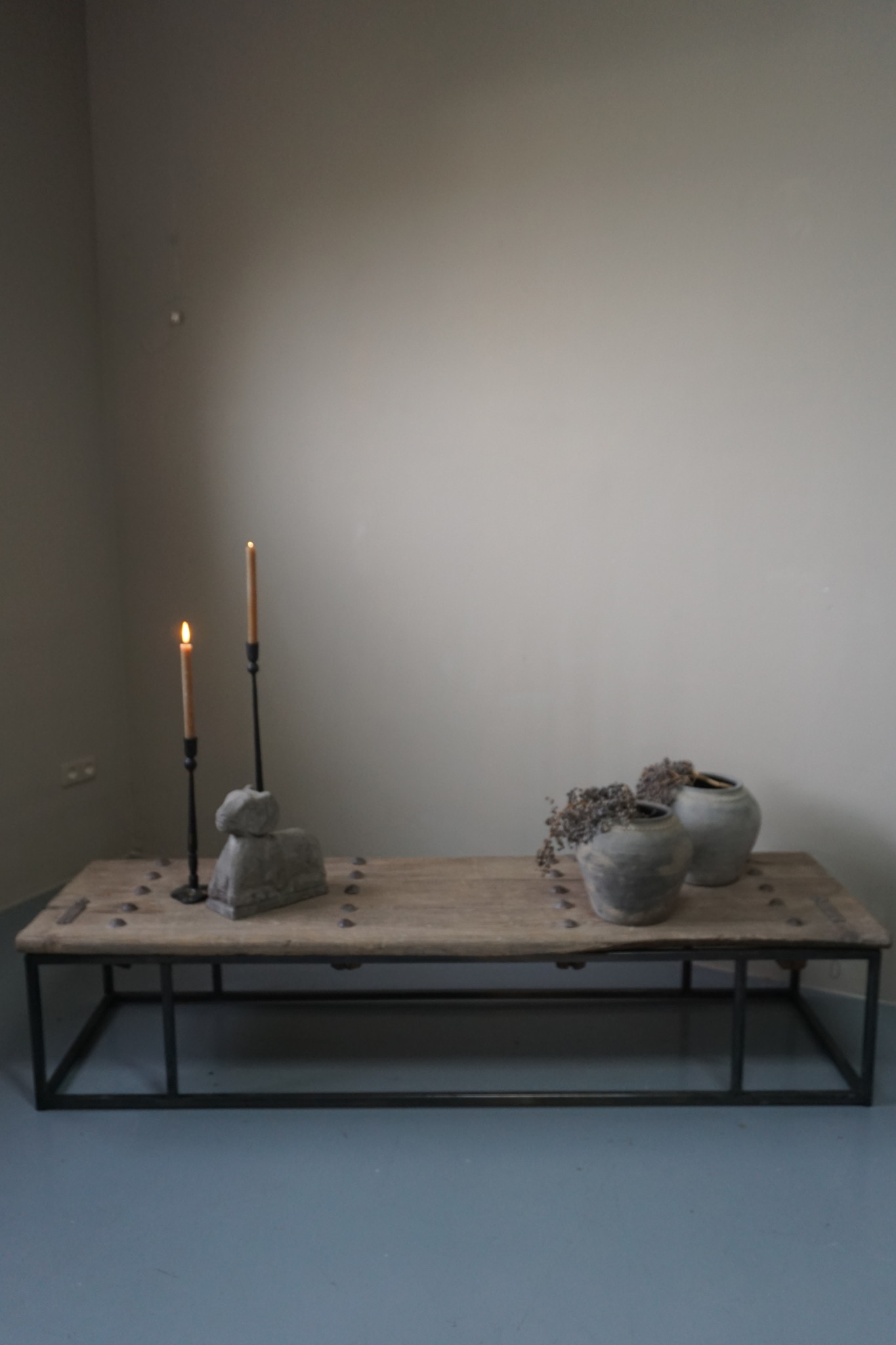 Rene Houtman Salontafel Oud Houten Deur India L173xB50xH37