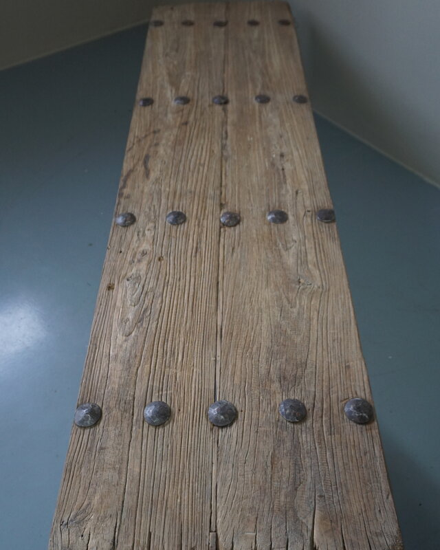 Rene Houtman Salontafel Oud Houten Deur India L174xB47xH39