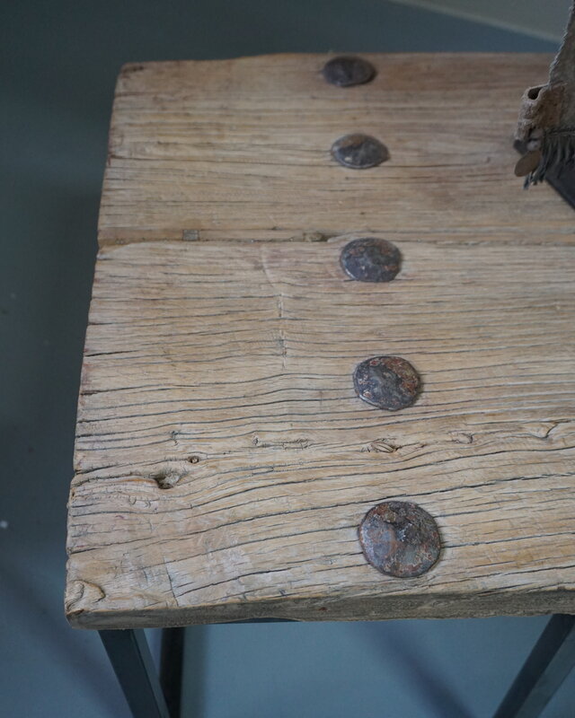 Rene Houtman Salontafel Oud Houten Deur India L174xB47xH39