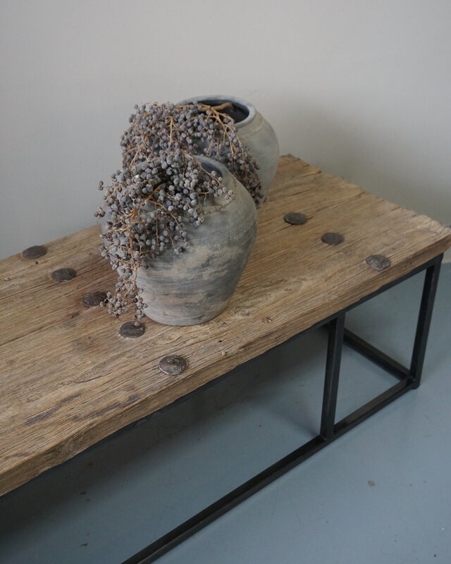 Rene Houtman Salontafel Oud Houten Deur India L174xB47xH39