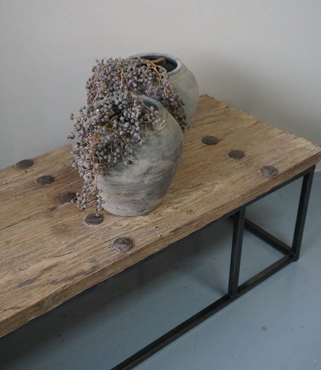 Rene Houtman Salontafel Oud Houten Deur India L174xB47xH39