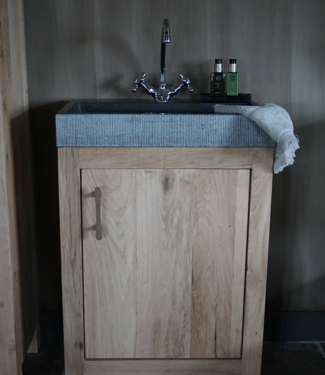 Rene Houtman Mary Badkamermeubel Oud Eikenhout Geschaafd