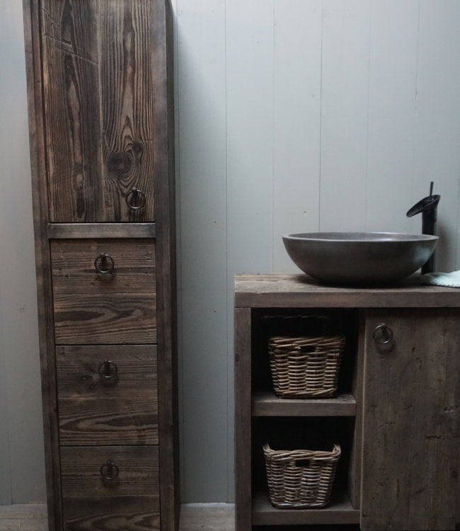 Rene Houtman Badkamerkast Gretha Wagondelen - Kies Maat