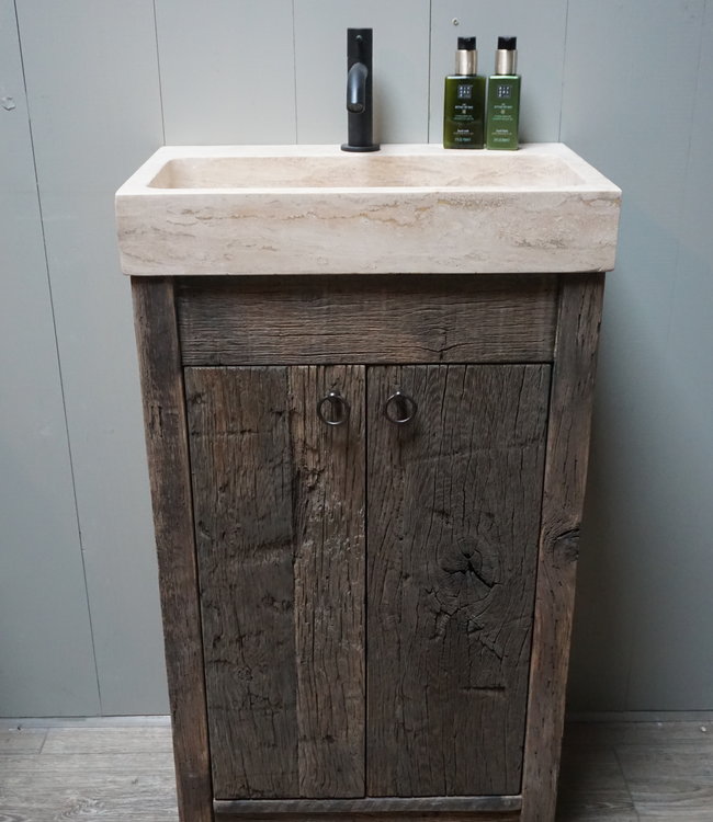 Rene Houtman Taranta Wastafelmeubel Oud Geborsteld Eiken