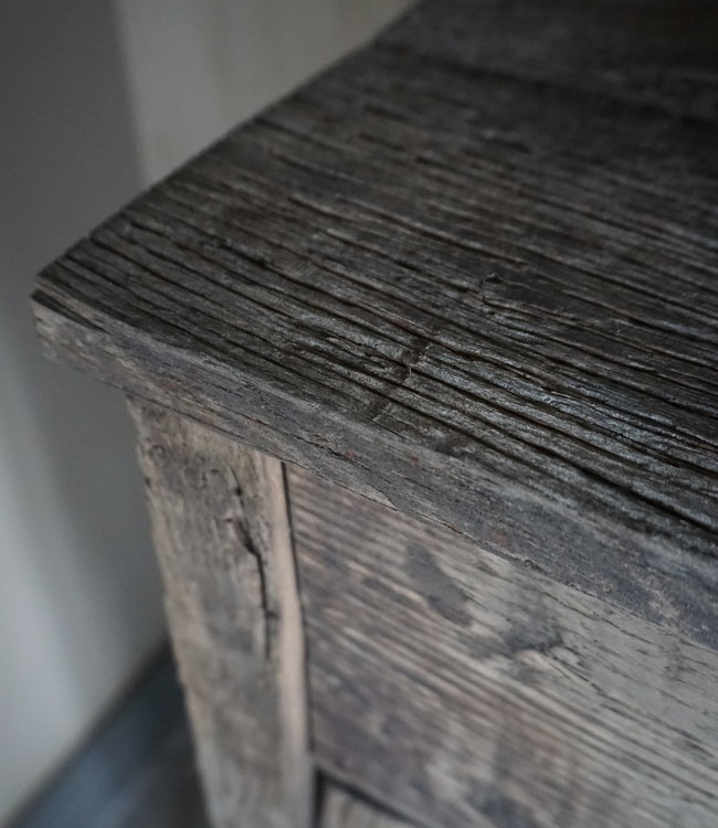 Rene Houtman Jantien Wastafelmeubel Geborsteld Oud Eiken - Kies Je Maat