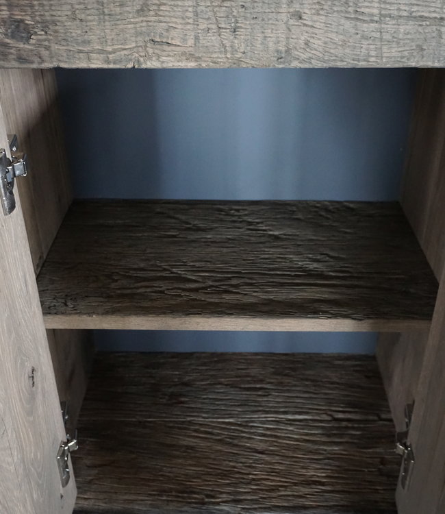 Rene Houtman Jantien Wastafelmeubel Geborsteld Oud Eiken - Kies Je Maat