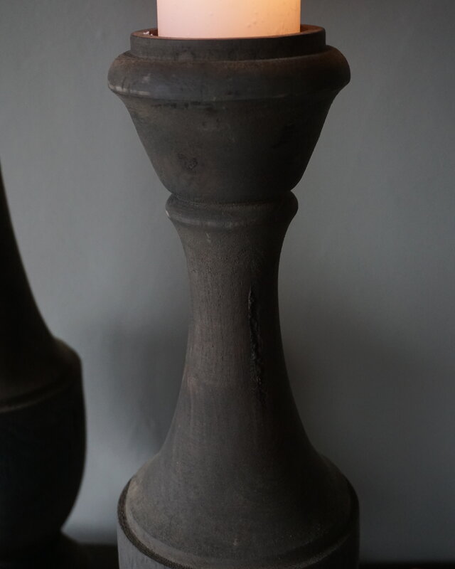 Aura Peeperkorn Houten Kandelaar Auray | Large | H62 cm