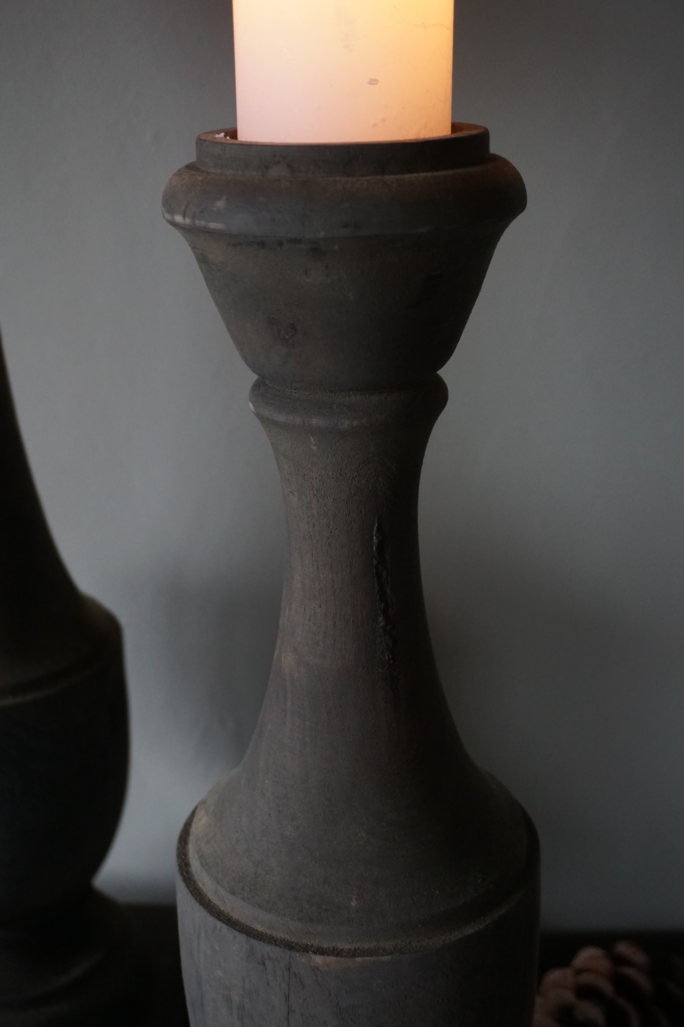 Aura Peeperkorn Houten Kandelaar Auray | Large | H62 cm