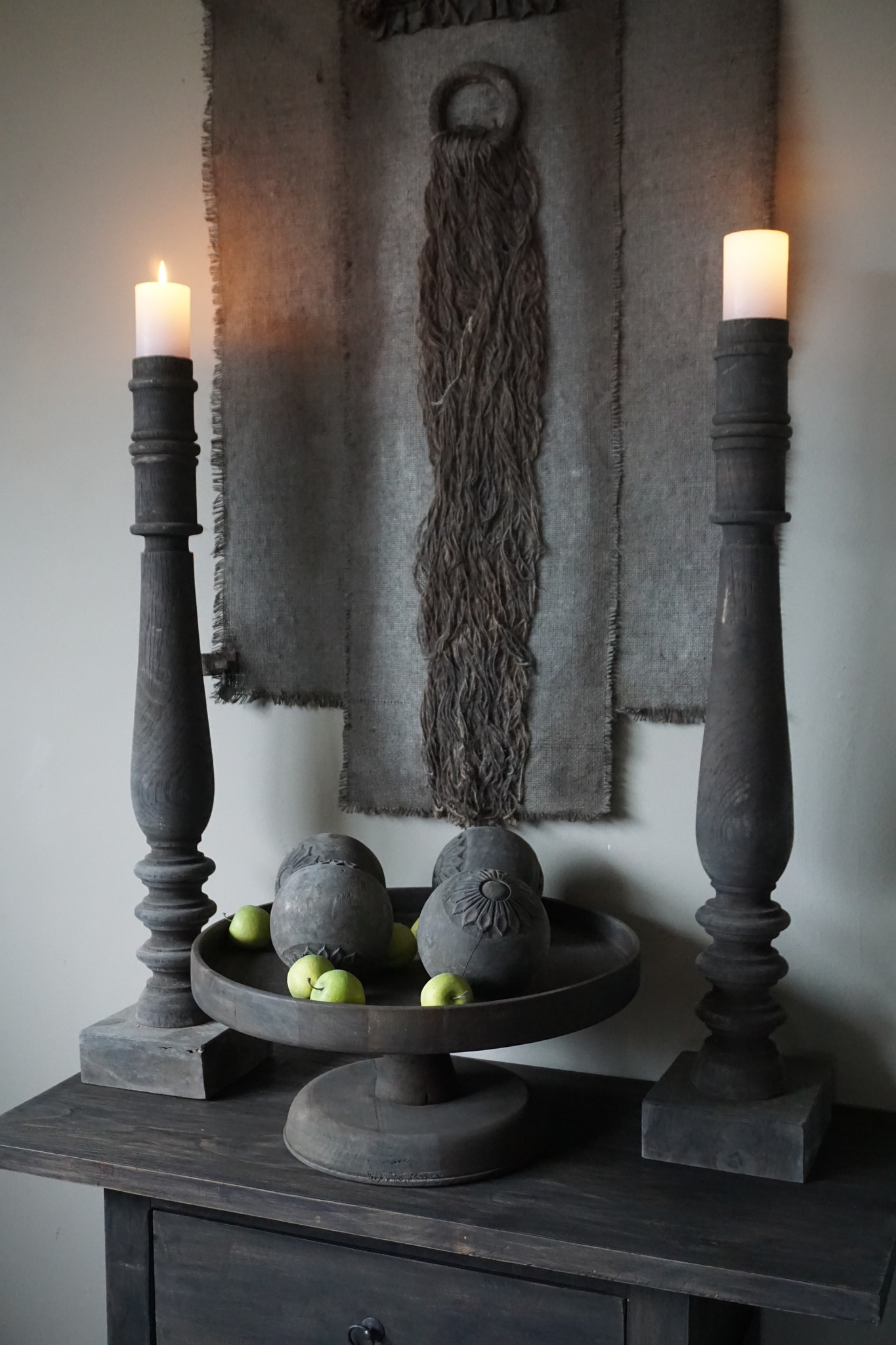 Decoratieve muur kandelaar van smeedijzer - Empire B.V. - Interior
