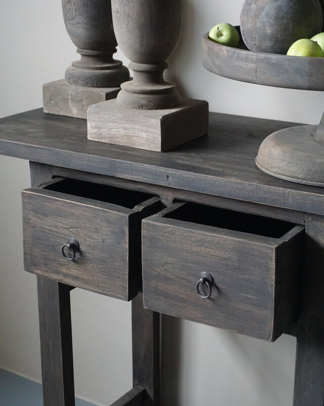 Rene Houtman Sidetable Vintage | 2 Lades | H80 x B91 x D40,5 cm