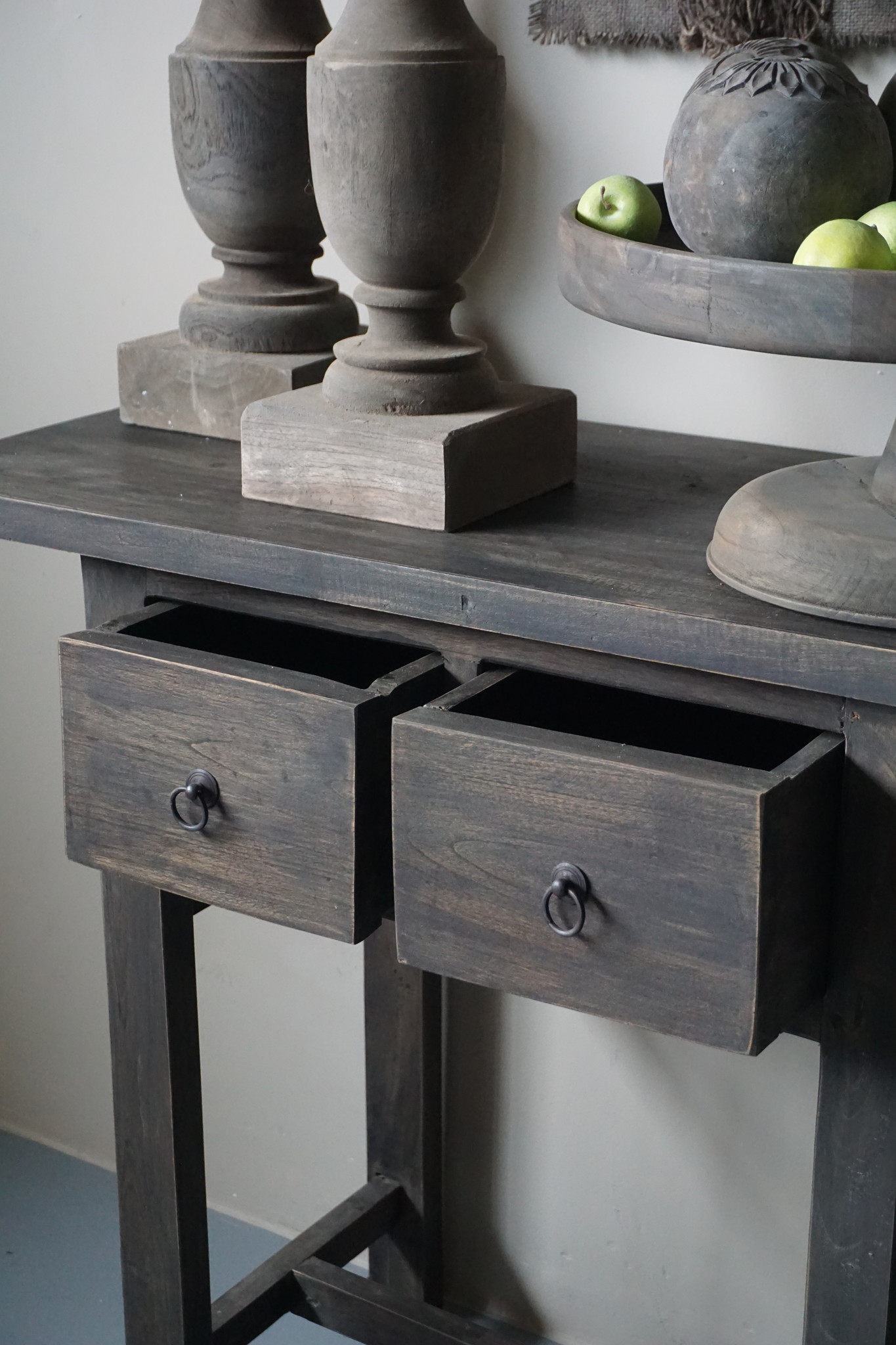Rene Houtman Sidetable Vintage | 2 Lades | H80 x B91 x D40,5 cm