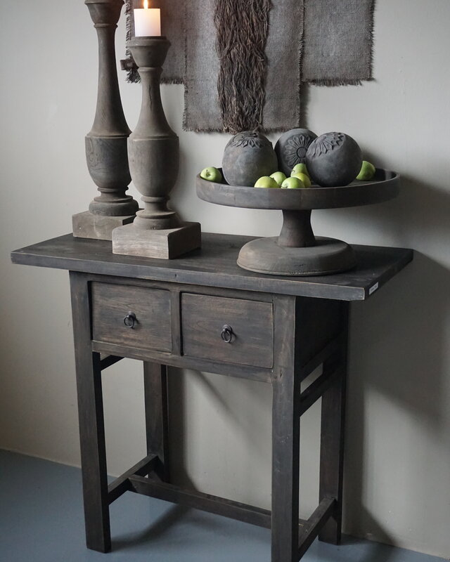 Rene Houtman Sidetable Vintage | 2 Lades | H80 x B91 x D40,5 cm