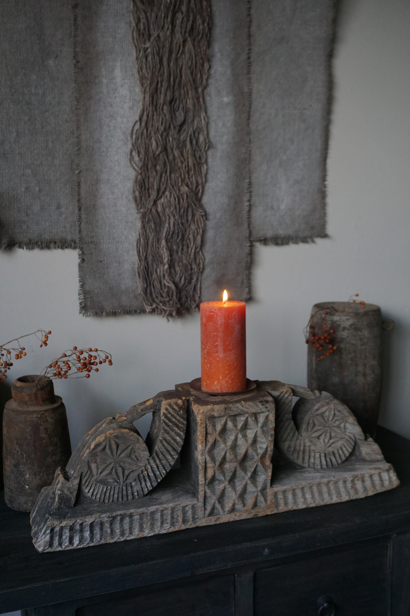 Aura Peeperkorn Ornament Hout | XL