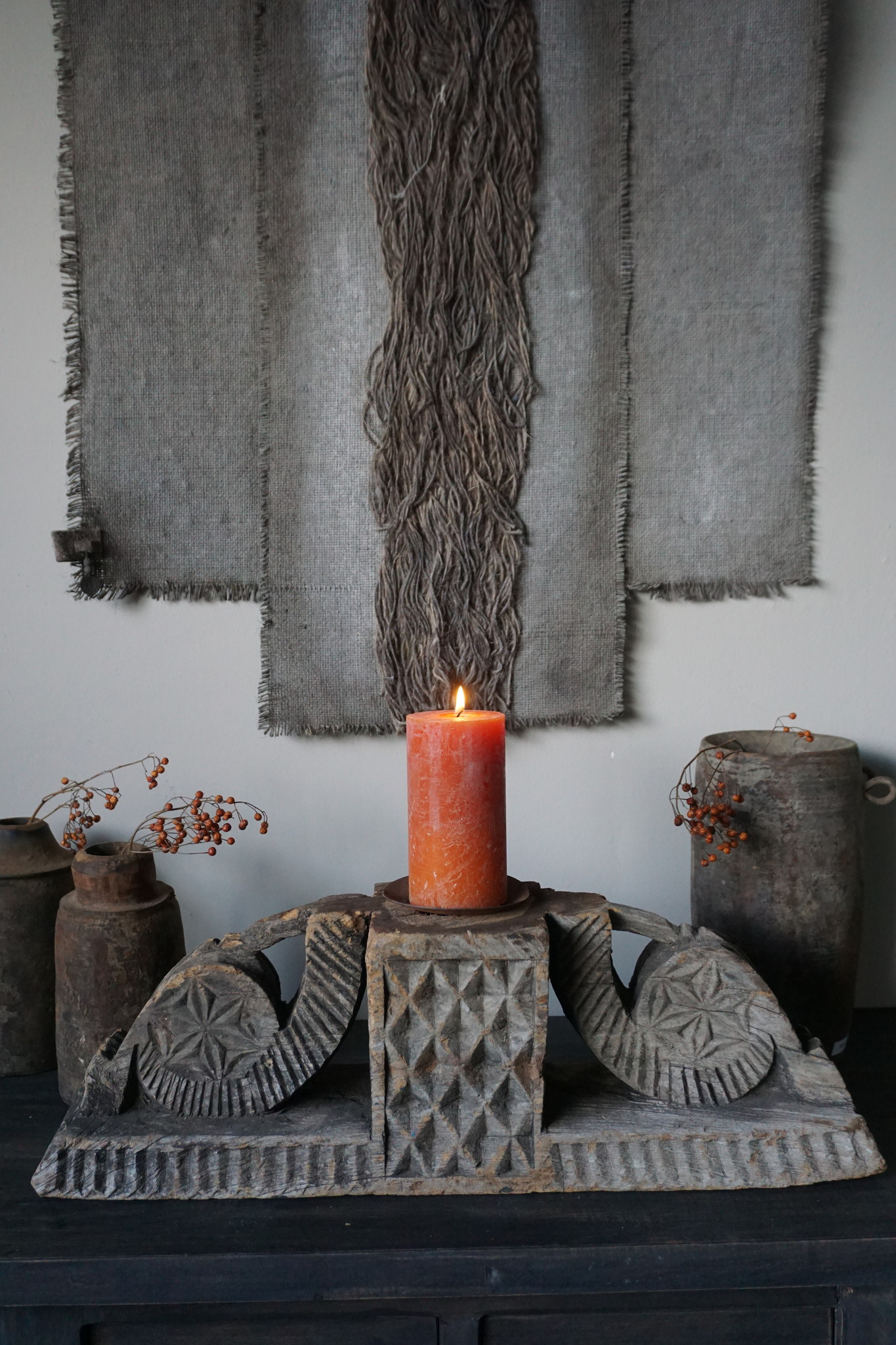 Aura Peeperkorn Ornament Hout | XL