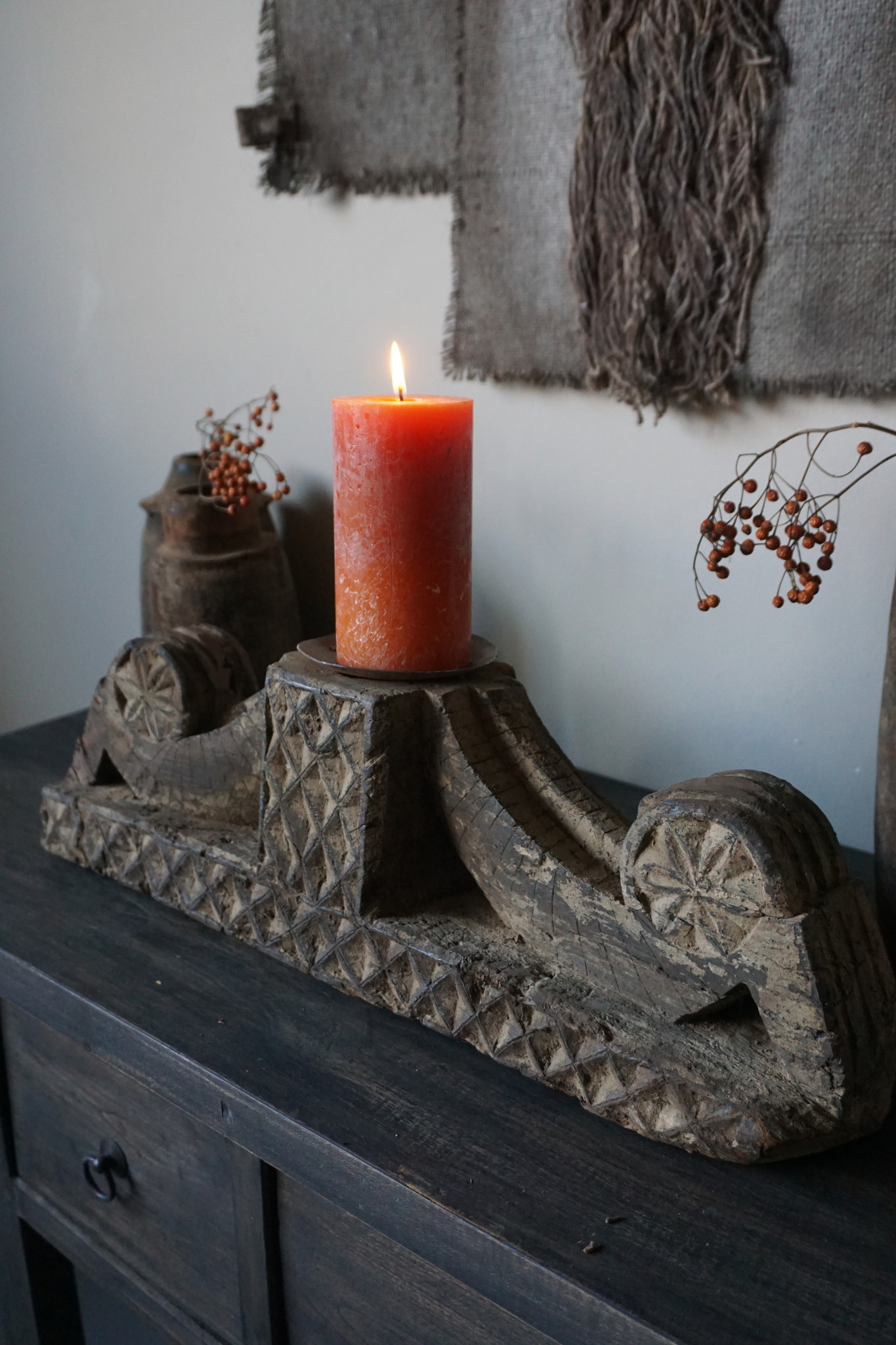 Aura Peeperkorn Ornament Hout | XL
