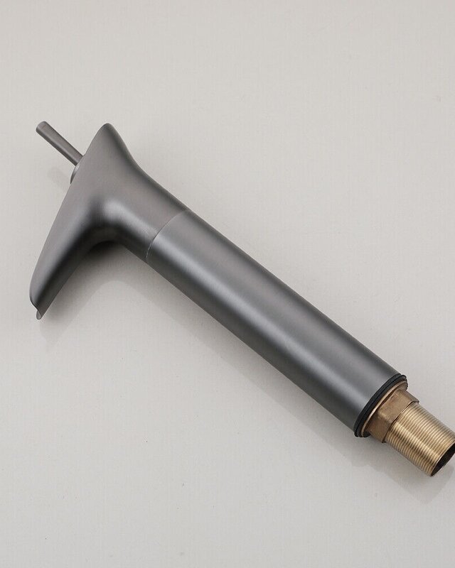 Rene Houtman Watervalkraan | Gun Metal | Mengkraan | H31 cm