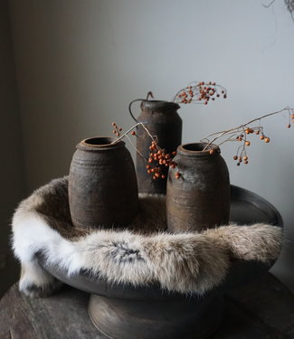 Aura Peeperkorn Nepalese Houten Pot | S