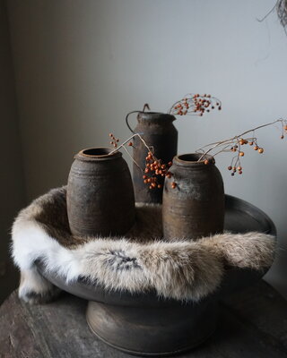 Aura Peeperkorn Nepalese Houten Pot | S