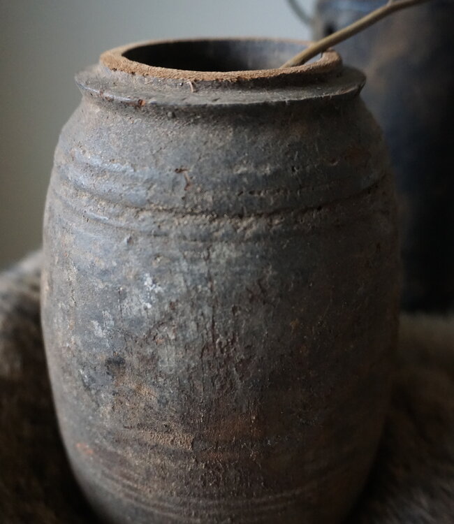 Aura Peeperkorn Nepalese Houten Pot | S