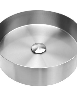 Differnz Waskom RVS | Mat Chroom | Ø 40 x 11 cm