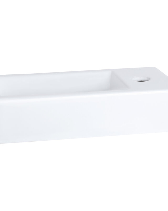 Differnz Fontein Keramiek | Rechts | Wit | 37.5 x 18.5 x 9 cm