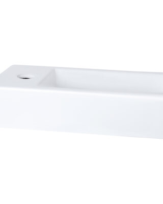 Differnz Fontein Keramiek | Links | Wit | 37.5 x 18.5 x 9 cm