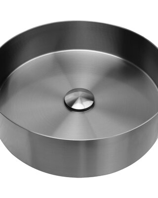 Differnz Waskom RVS | Gun Metal | Ø 40 x 11 cm