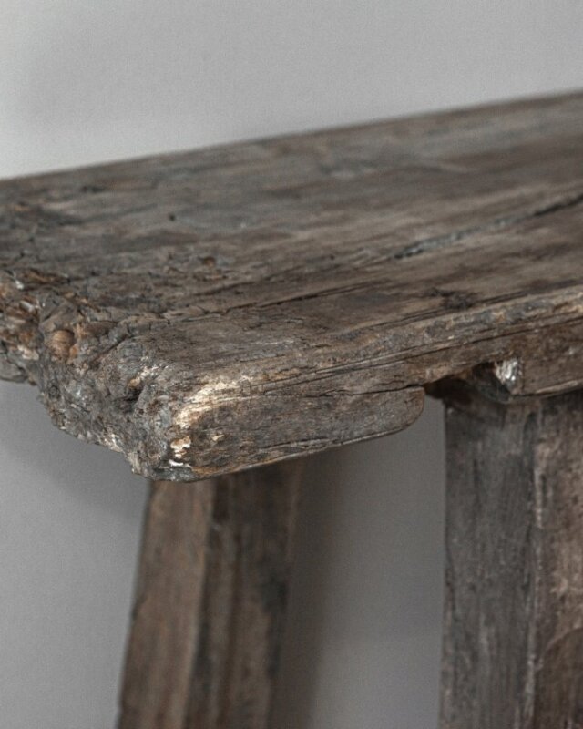 Be-Uniq Oud Houten Sidetable | Grey/Naturel | B135 cm