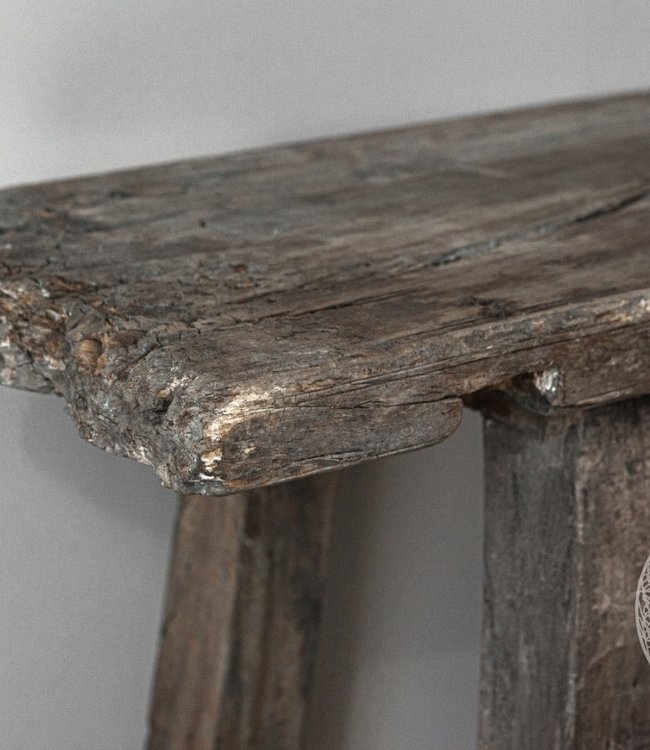 Be-Uniq Oud Houten Sidetable | Grey/Naturel | B135 cm