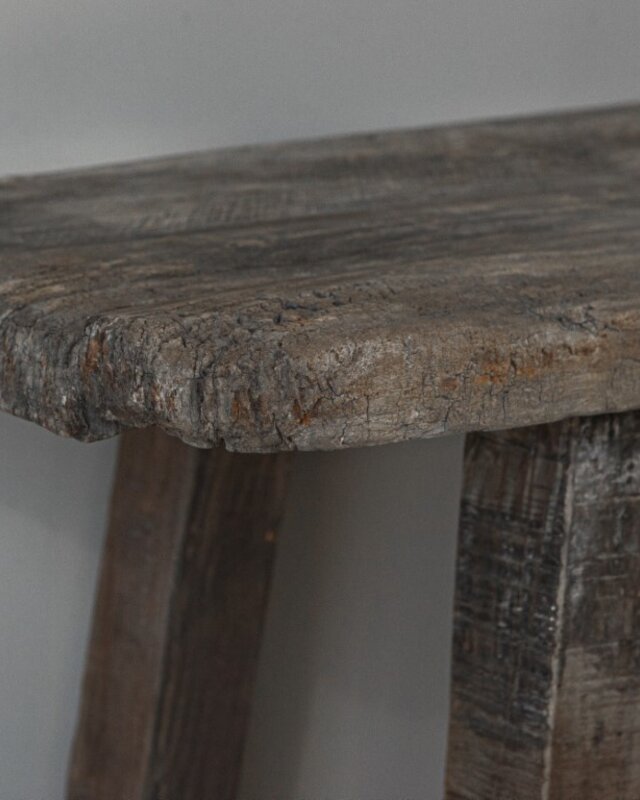 Be-Uniq Oud Houten Sidetable | Grey/Naturel | B160 cm