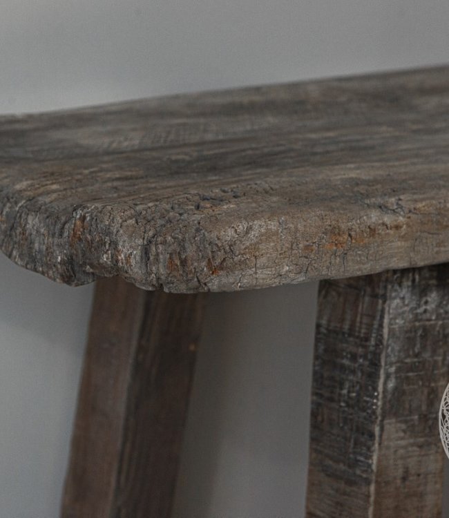 Be-Uniq Oud Houten Sidetable | Grey/Naturel | B160 cm