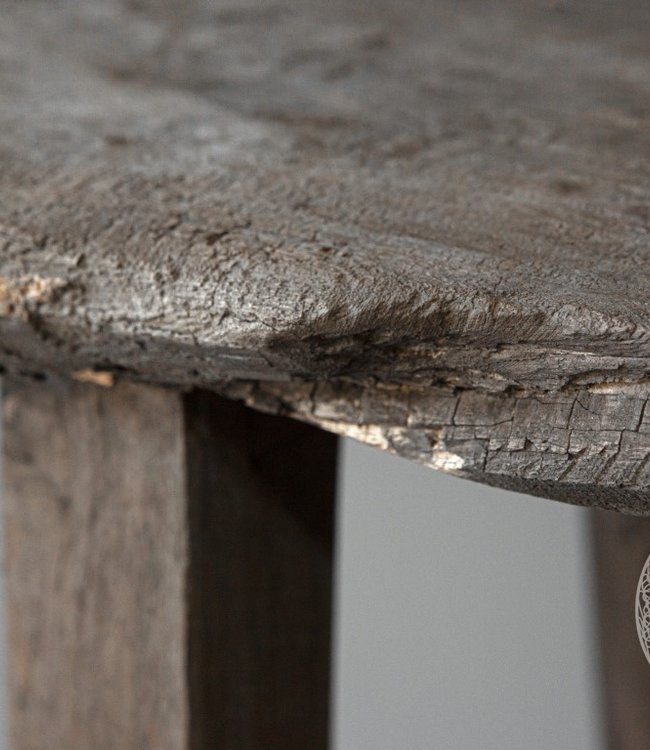 Be-Uniq Oud Houten Sidetable | Grey/Naturel | B160 cm