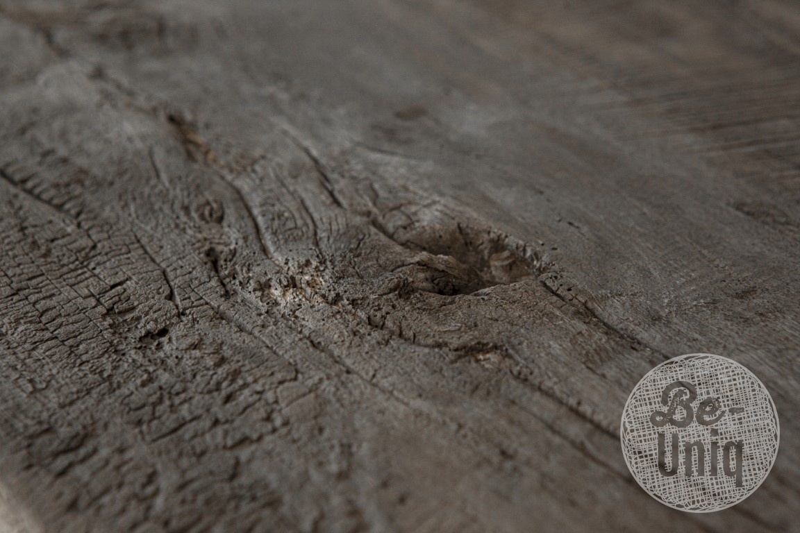 Be-Uniq Oud Houten Sidetable | Grey/Naturel | B160 cm