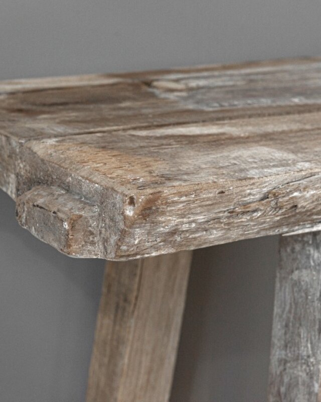 Be-Uniq Oud Houten Sidetable | Grey/Naturel | B160 cm