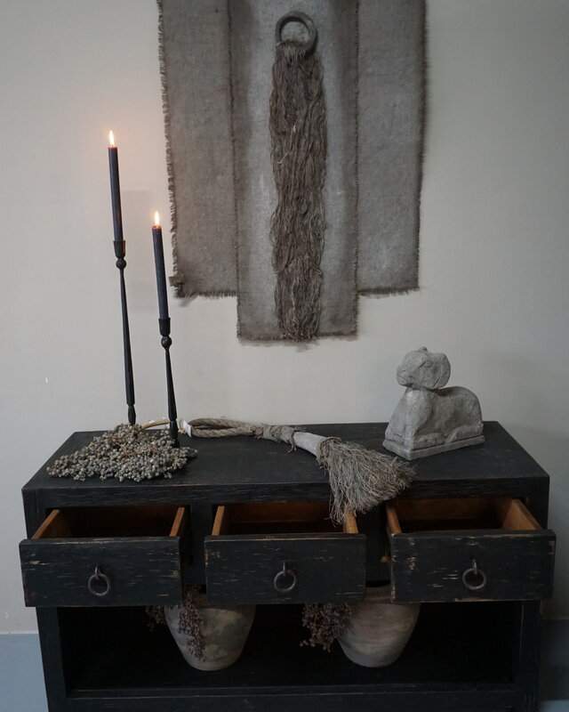 Rene Houtman Sidetable | Old Black | H65 x B120 x D40 cm