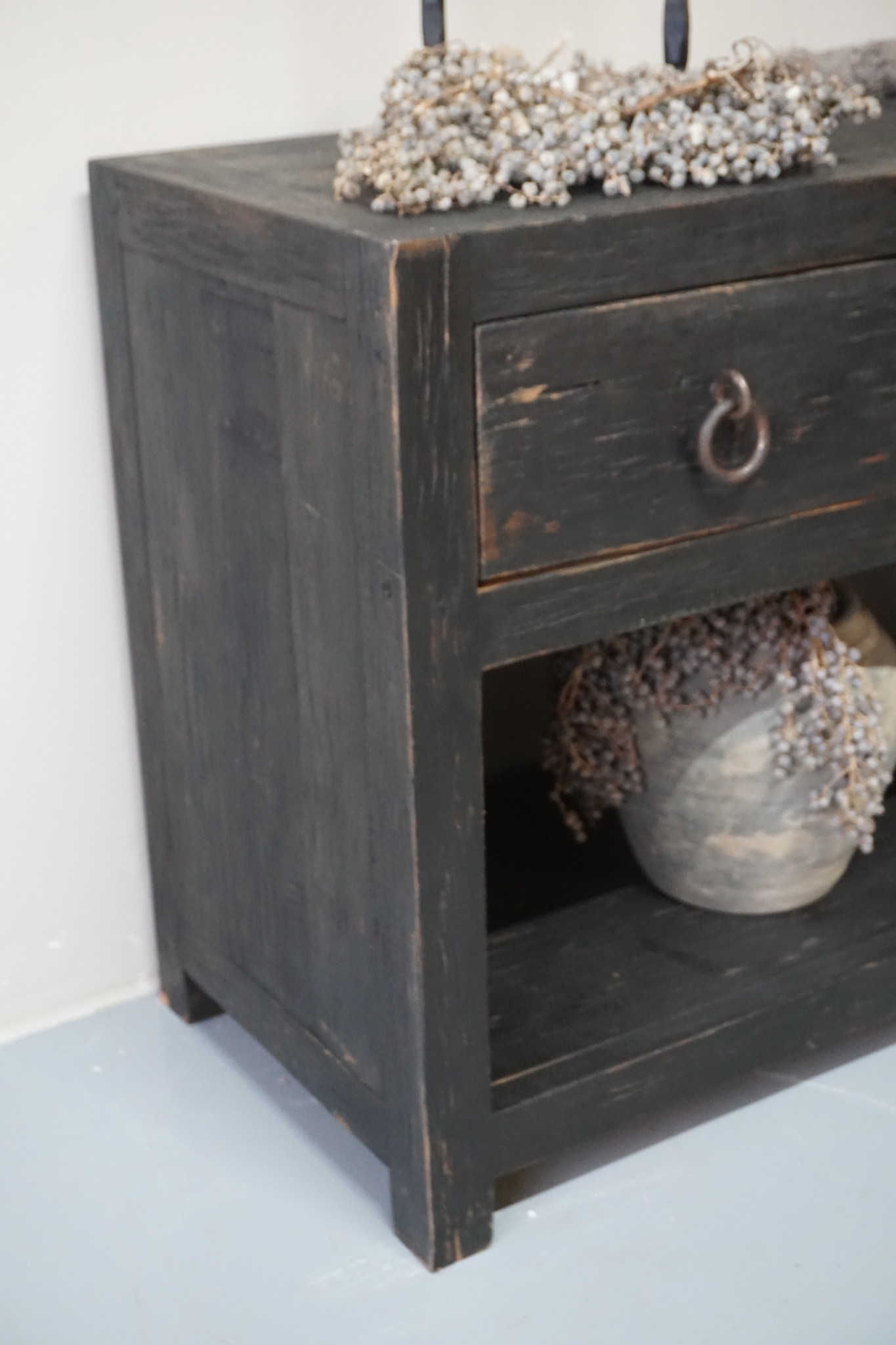 Rene Houtman Sidetable | Old Black | H65 x B120 x D40 cm