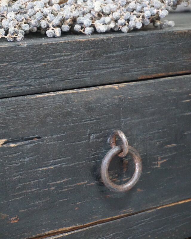 Rene Houtman Sidetable | Old Black | H65 x B120 x D40 cm
