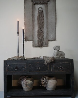 Rene Houtman Sidetable | Old Black | H65 x B120 x D40 cm