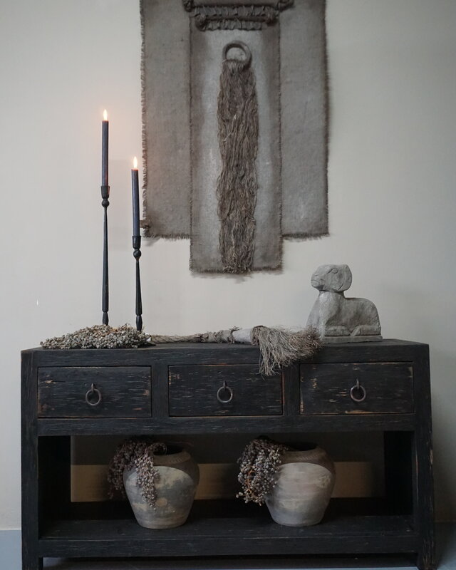 Rene Houtman Sidetable | Old Black | H65 x B120 x D40 cm