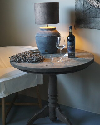 Rene Houtman Wijntafel | Teak | Ø81 x H75,5 cm