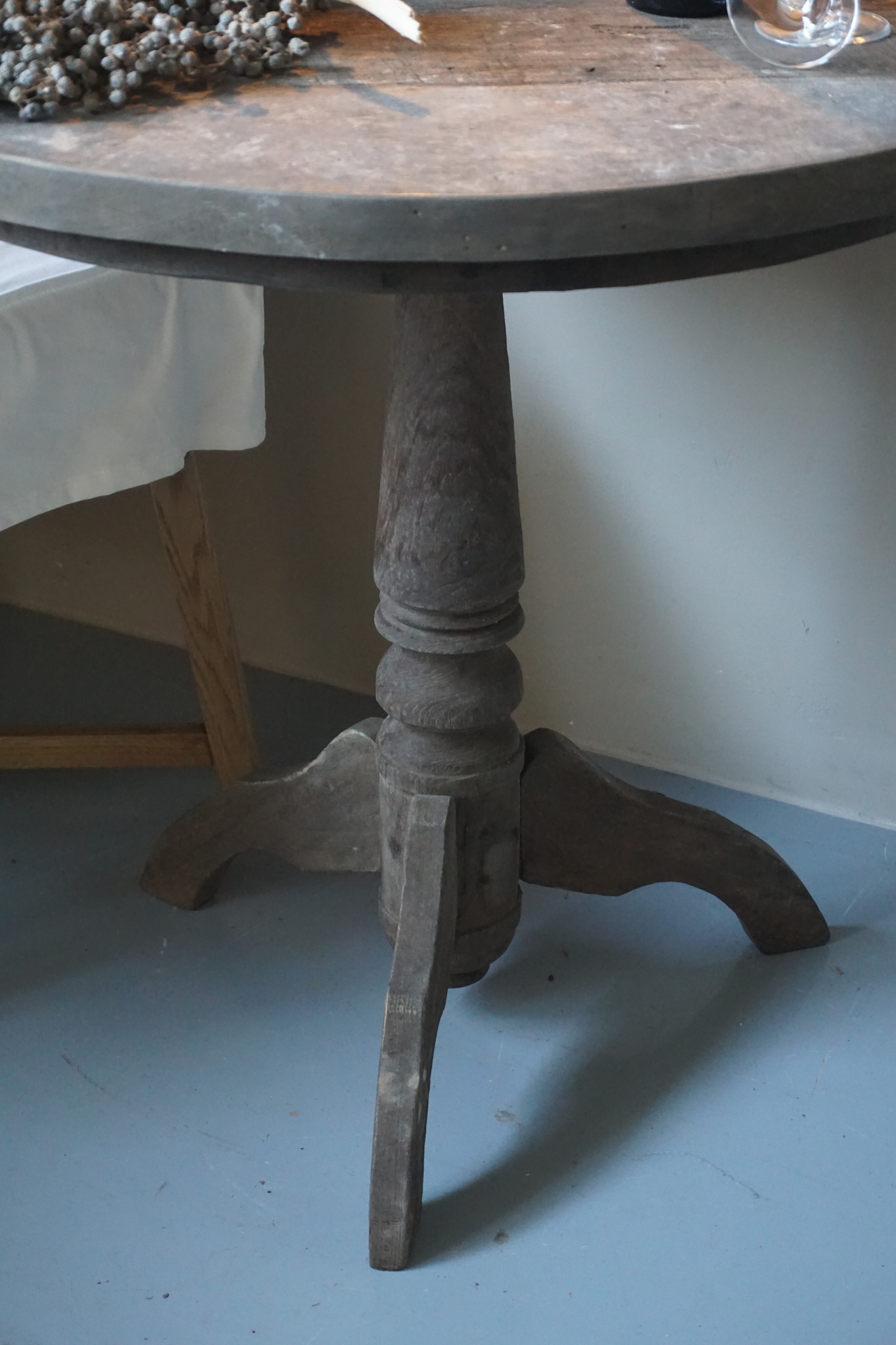 Rene Houtman Wijntafel | Teak | Ø82 x H77 cm