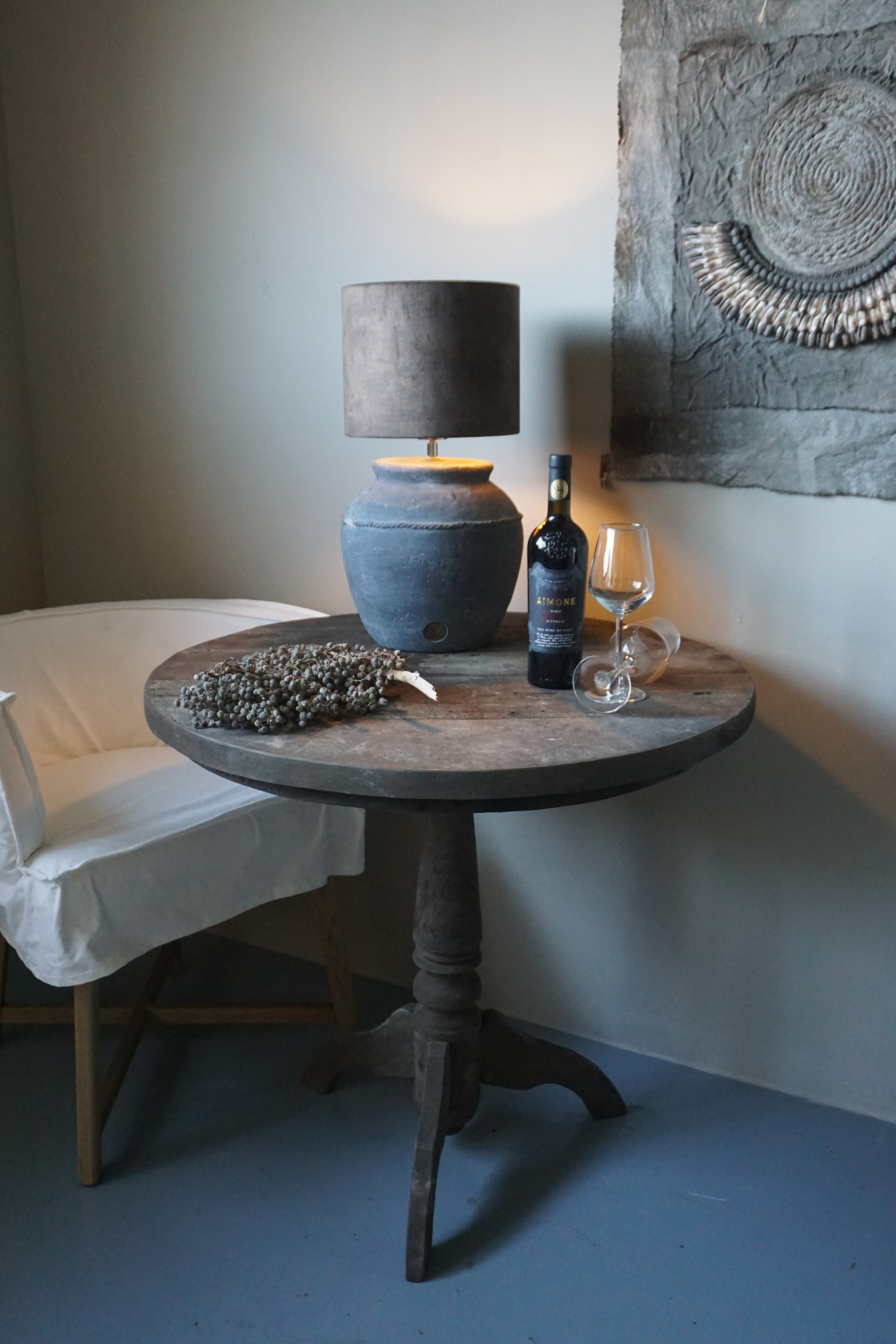 Rene Houtman Wijntafel | Teak | Ø82 x H77 cm